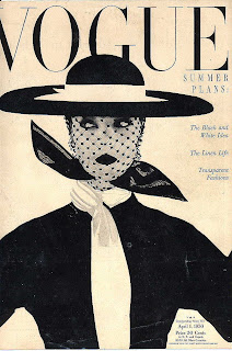 1950s Vogue magazine cover