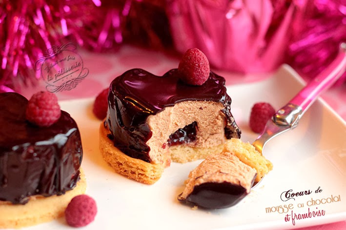 Coeurs De Framboise Et Mousse Au Chocolat Il Etait Une Fois La