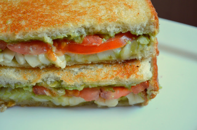 For the Love of Dessert: Avocado Grilled Cheese Sandwich