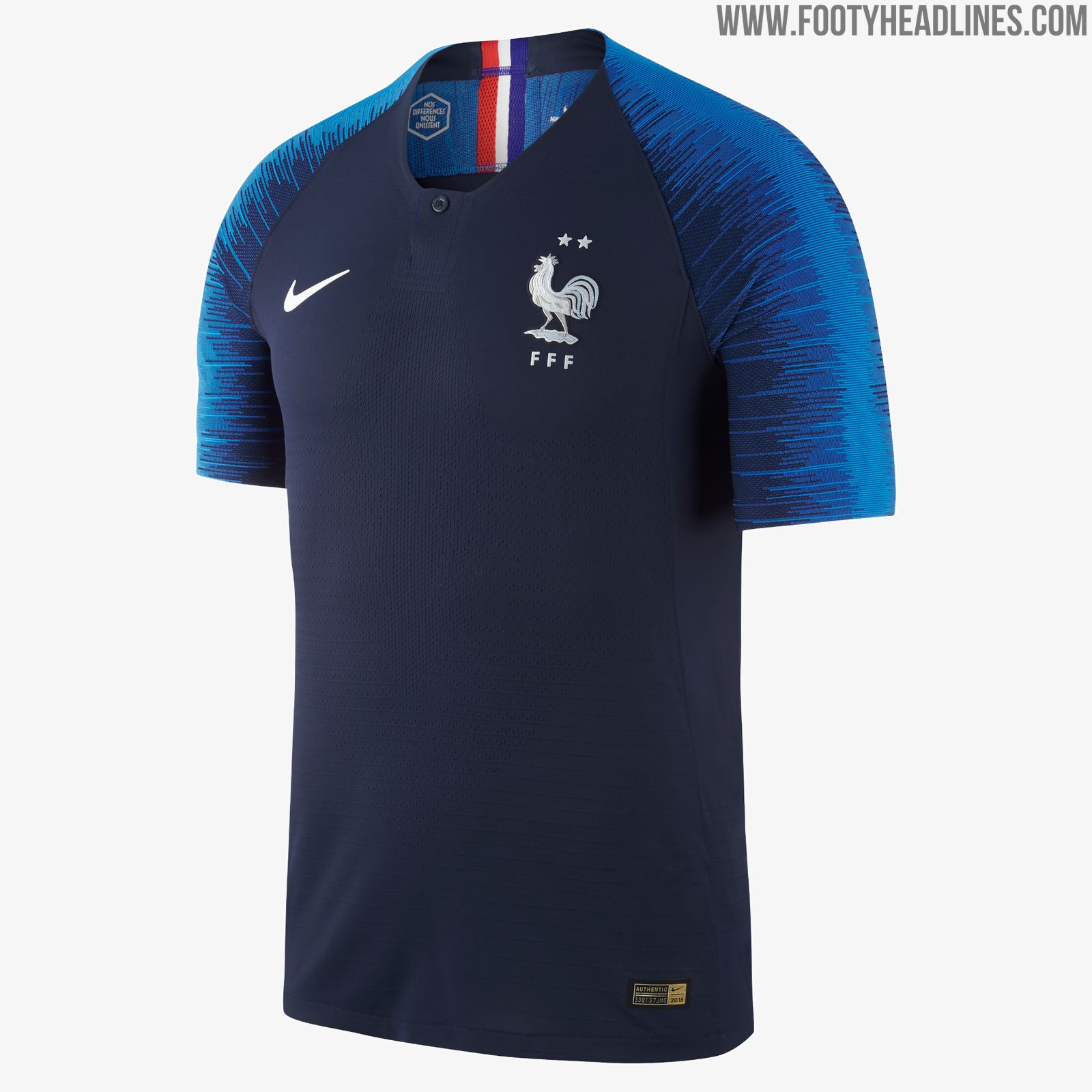 Nike Releases Authentic Jersey & More New France Two Star Items - Footy  Headlines