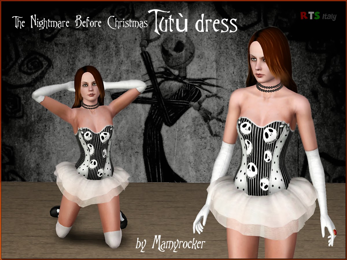 Rock The Sims Italy \m/ The Nightmare Before Christmas TUTU� DRESS