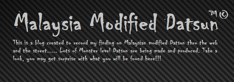 Malaysia Modified Datsun