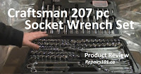 open case of Craftsman socket wrench set