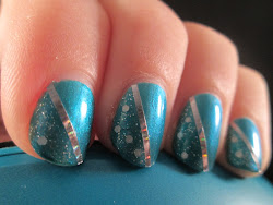 turquoise nail chique