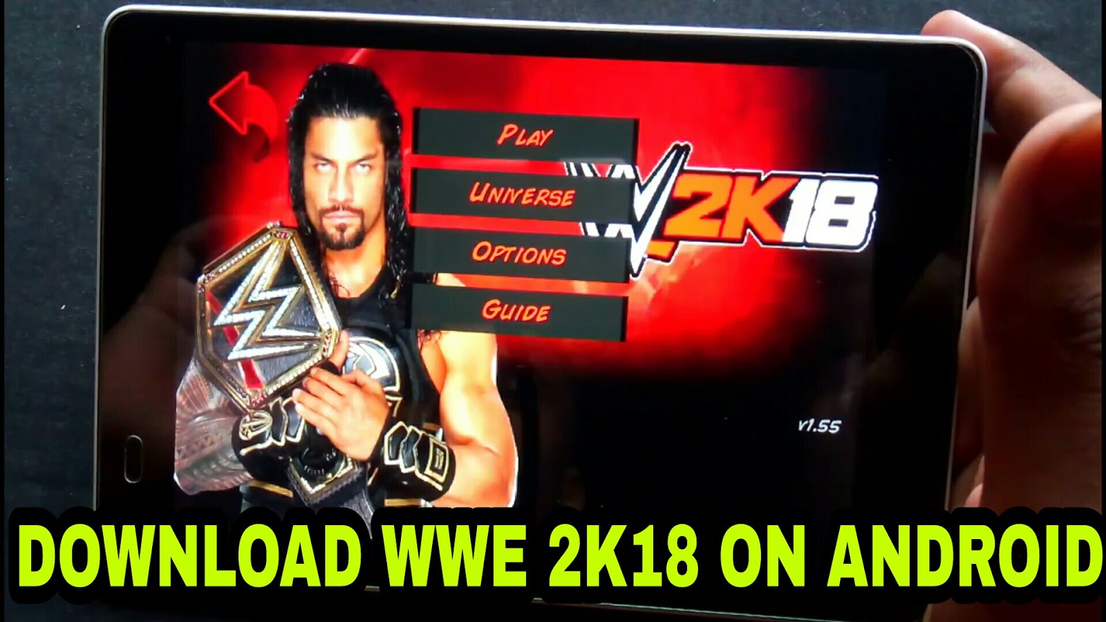 Download wwe 2k18 on Android high graphics just in 50Mb ...