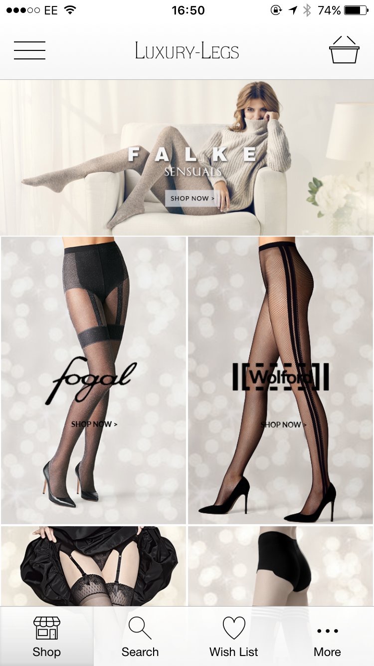 Hosiery For Men 15 discount at Luxury Legs when you download their