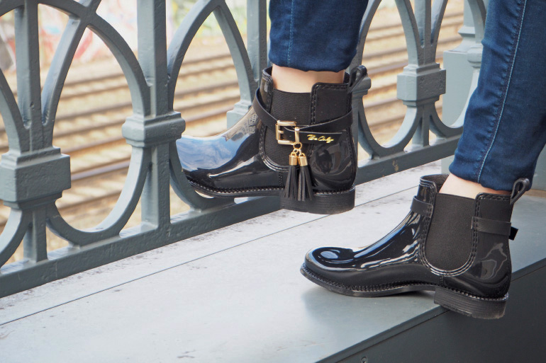 halle aux chaussures bottes de pluie