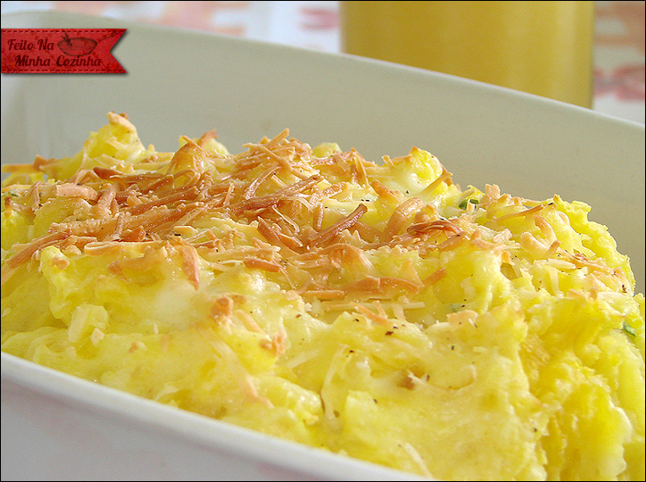 Feito na minha cozinha: Purê de Batata Salsa com Requeijão