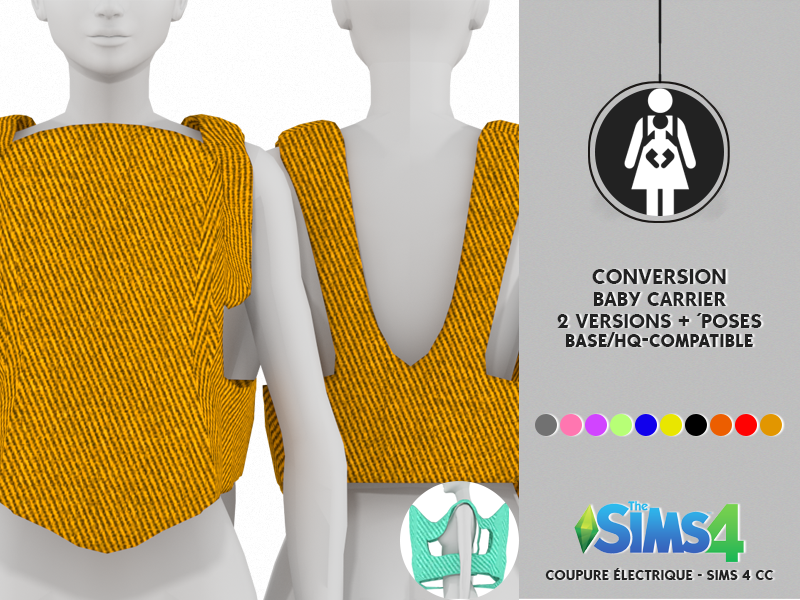 BABY CARRIER REDHEADSIMS CC