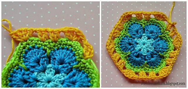 Crochet rainbow purse - free pattern