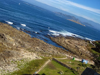 Cies Islands from Baiona in Galicia