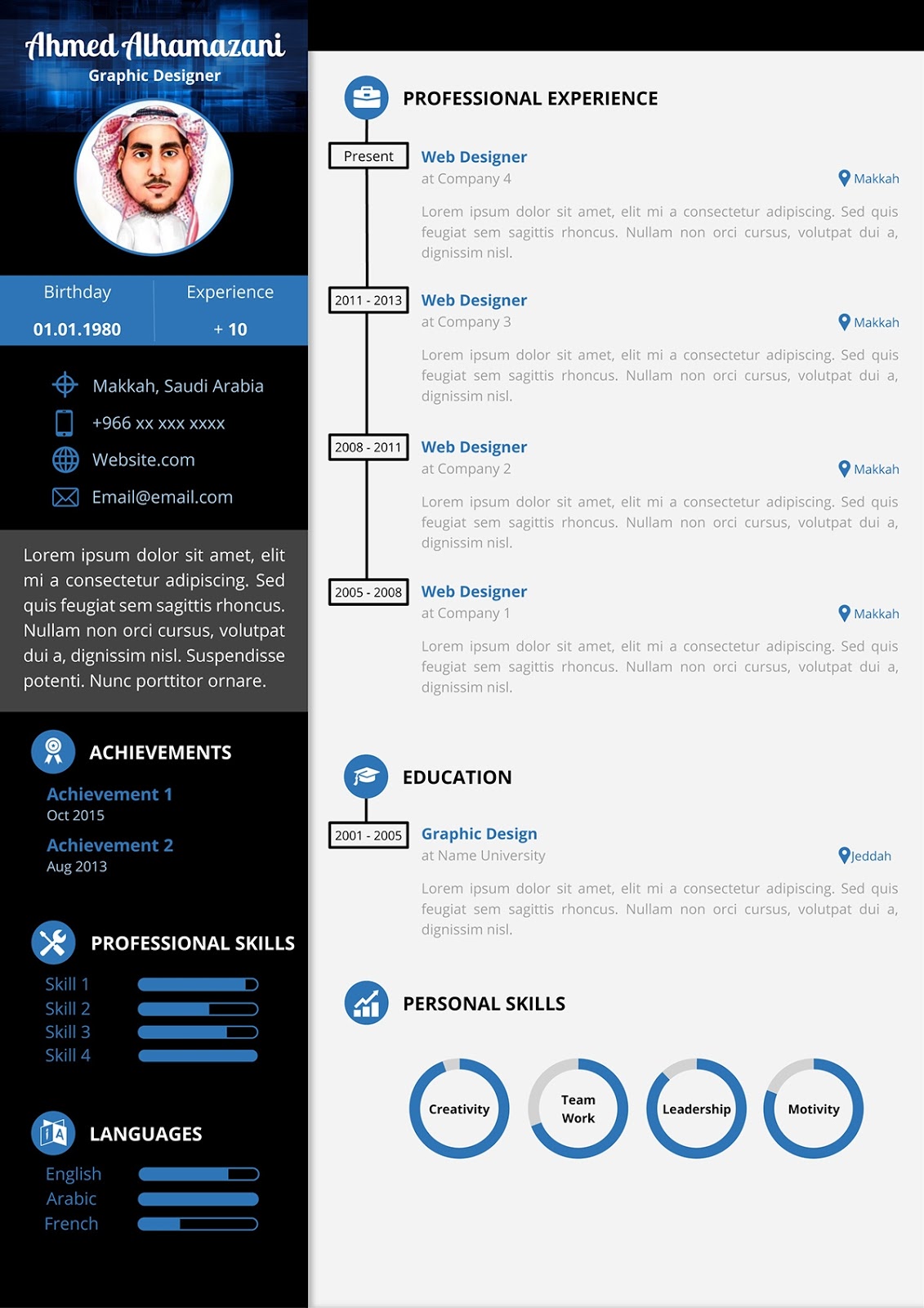 find resume template