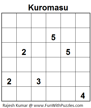 Kuromasu (Mini Puzzles Series #9)