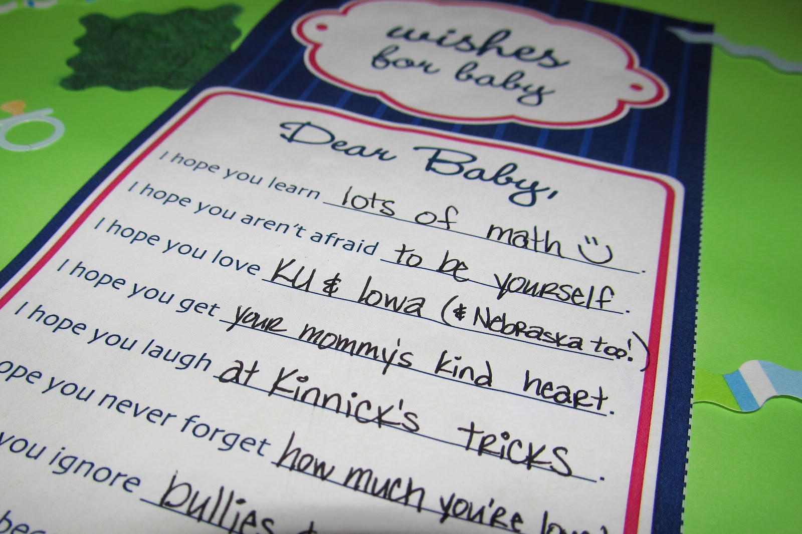 I Hope You Experience Baby Wishes Clearly Candace Polka Dot Love