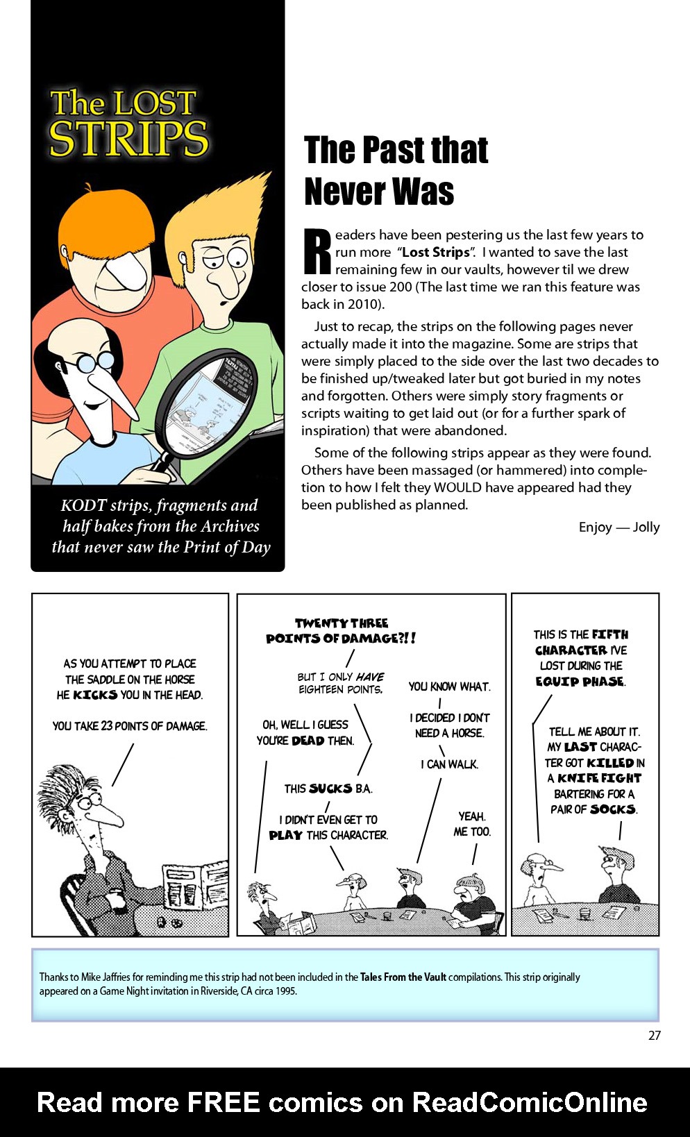 Read online Knights of the Dinner Table comic -  Issue #199 - 29