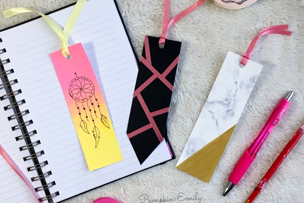 4 Easy DIY Bookmarks, Homemade Book Marks
