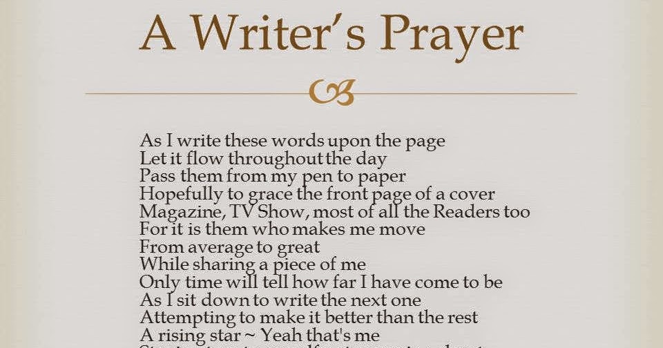 Author Writer A Writer s Prayer author-writer-a-writer-s-prayer