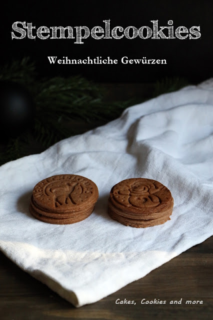 Stempelcookies mit weihnachtlichen Gewürzen