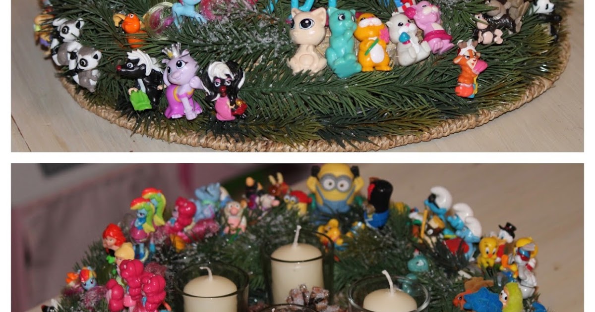 Adventskranz der besonderen Art für den Kindergarten - Villa Galanthus