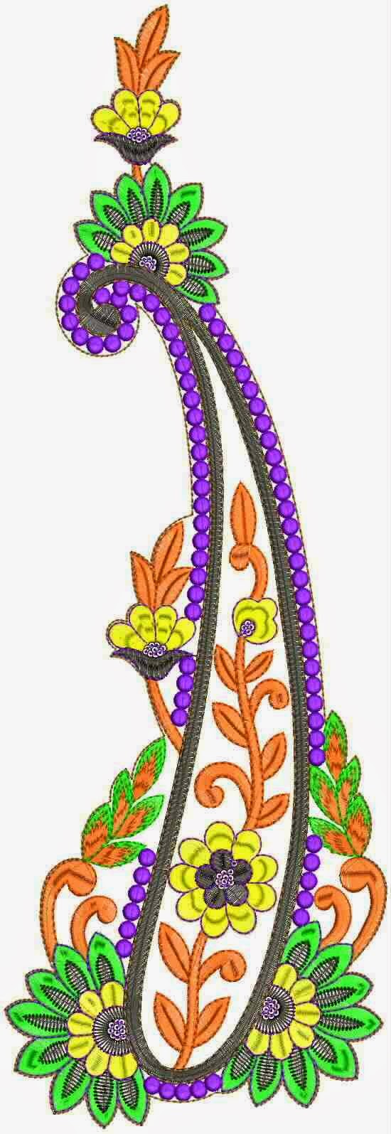 Embdesigntube: Spring Cording Embroidery Patch Designs