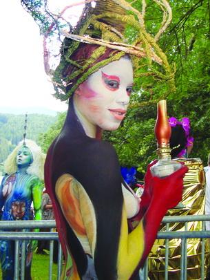 Body Painting Festival In PublicIn Body Painting