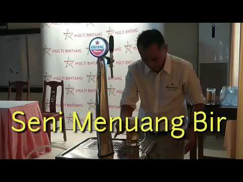 Seni Menuang Bir dari Multi Bintang