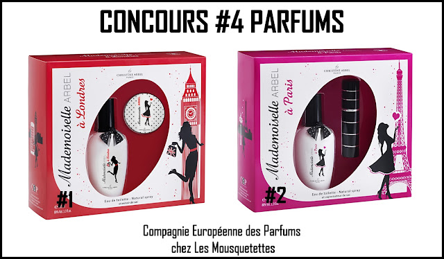 Résultat Concours La Compagnie Européenne des Parfums avec Mademoiselle Arbel - Les Mousquetettes