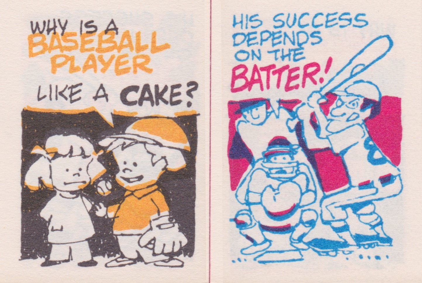 and everything else too Cracker Jack Joke Books (PART ONE)