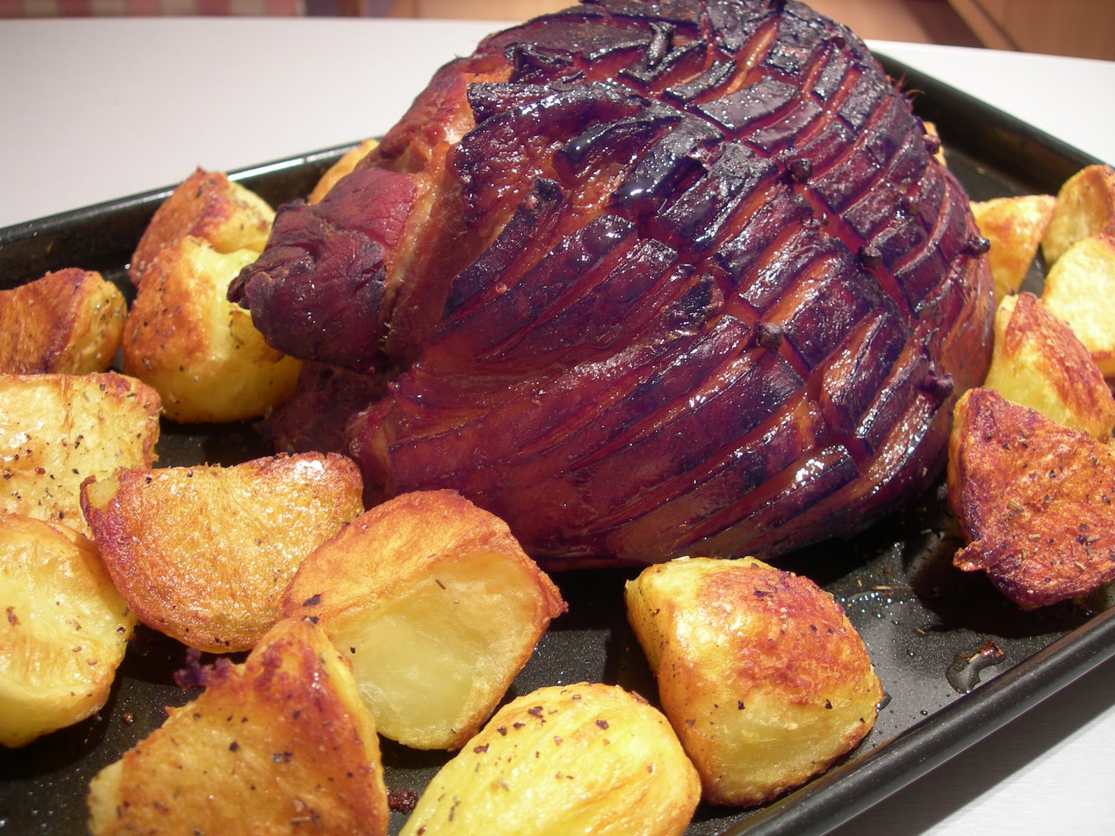 Focaccia al Rosmarino Honey Glazed Roast Gammon