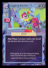 My Little Pony Juggling Routine The Crystal Games CCG Card