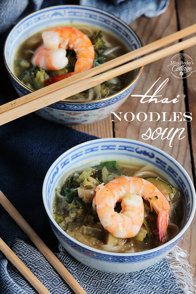 thai noodles soup for a healthy september