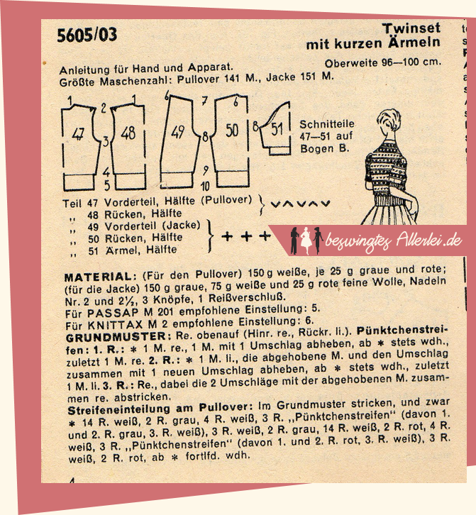 50er Jahre, kostenlos, Vintage, Pullover, Twinset