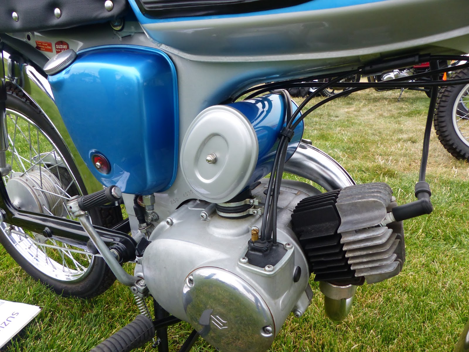 OldMotoDude: 1969 Suzuki AS50 Sport on display at 2016 "The Meet