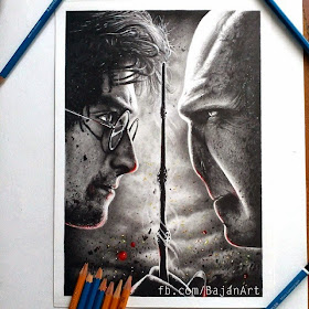 11-Daniel-Radcliffe-Harry Potter-Łukasz-Andrzejczak-Colored-Pencil-WIP-Drawings-www-designstack-co