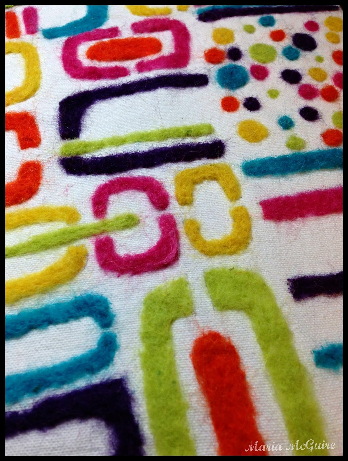 StencilGirl Talk Needle Felting Video Tutorial and a Giveaway