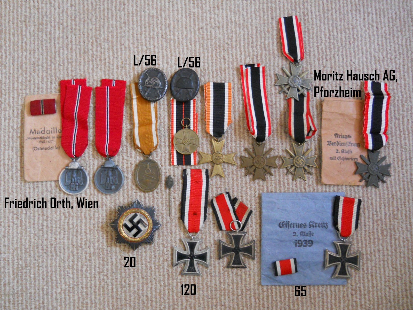 ww2-militaria-collection-german-ww2-medals-and-badges