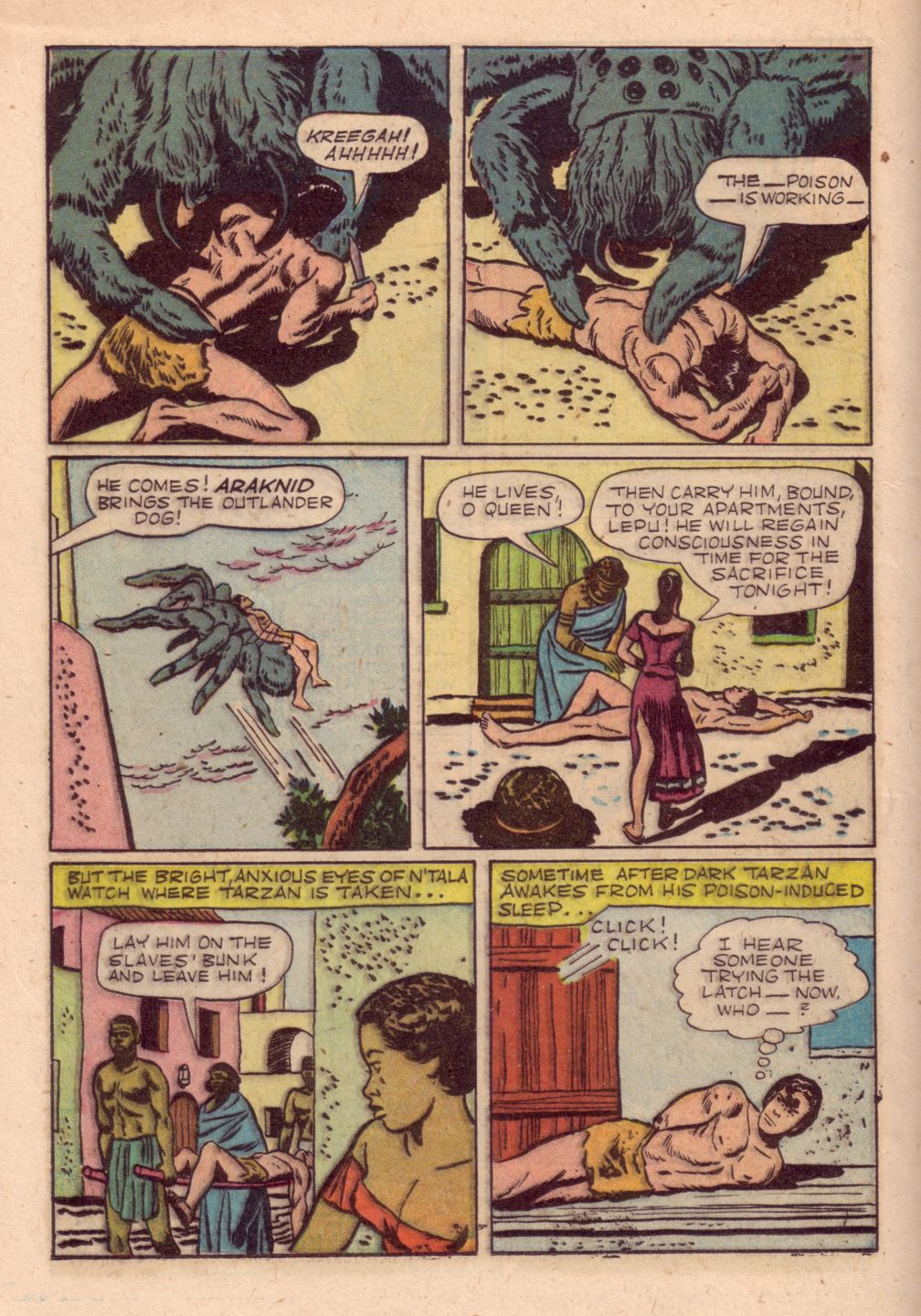 Read online Tarzan (1948) comic -  Issue #25 - 20