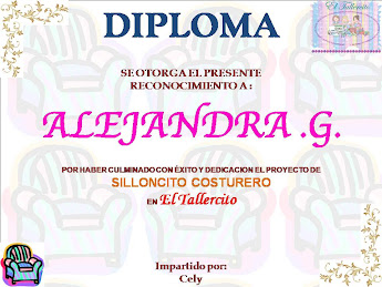 DIPLOMA:Proyecto Silloncito Costurero