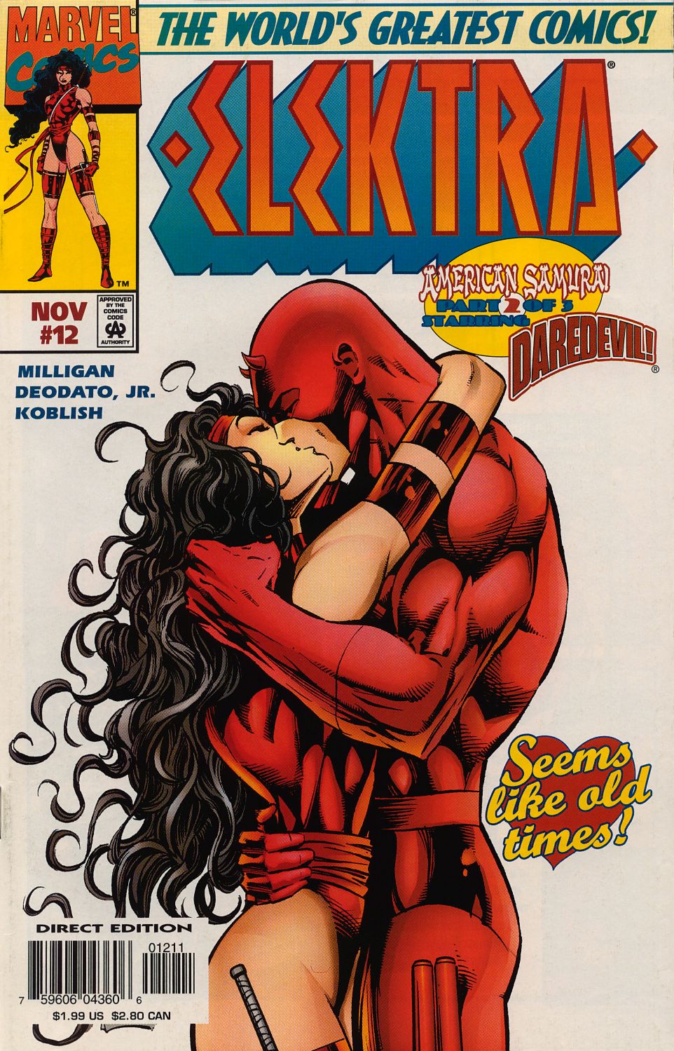 Read online Elektra (1996) comic -  Issue #12 - Love and Death in New York (American Samurai Part 2) - 1