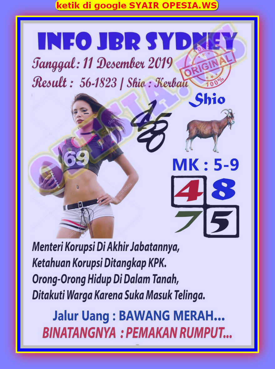 1 New Message Kode Syair Sydney 11 Desember 2019 Forum Syair Togel Hongkong Singapura Sydney