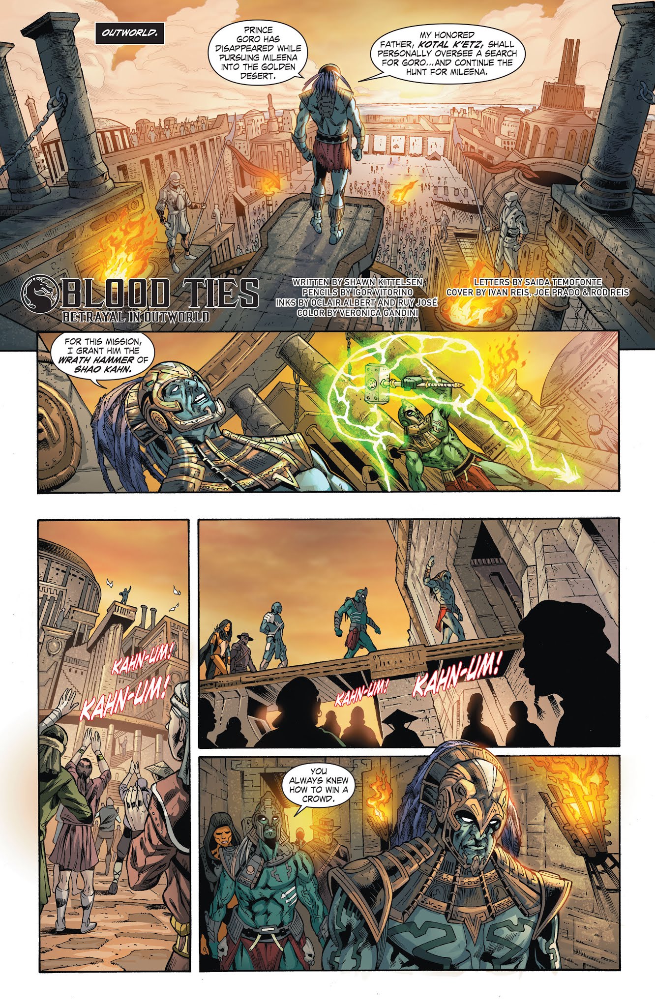 Read online Mortal Kombat X [I] comic -  Issue # _TPB 1 - 69