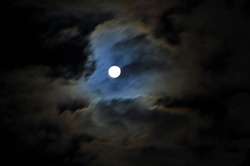 Ein malerischer Mond...