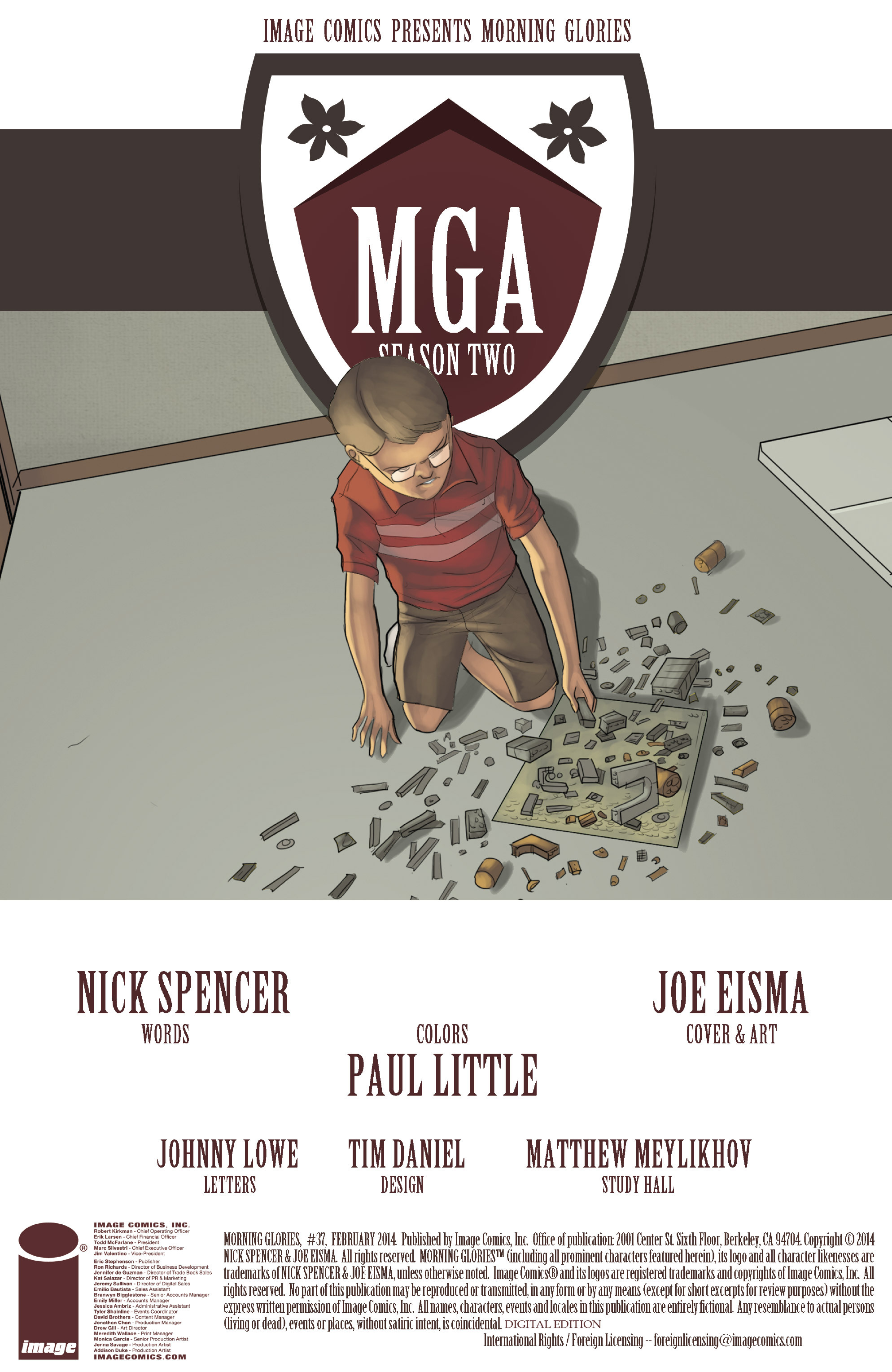 Read online Morning Glories comic -  Issue #37 - 2