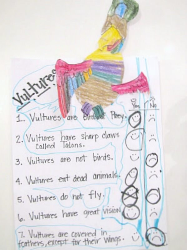 learning about vultures True or False