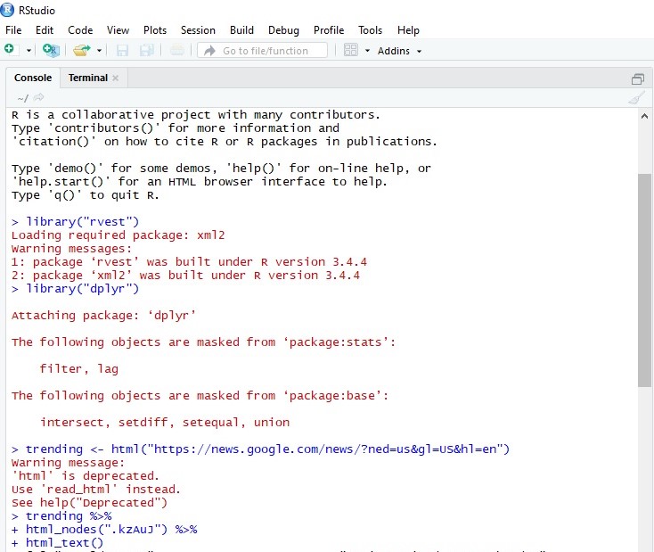 Simplified  Scraping in R using 'rvest' Package For Beginners