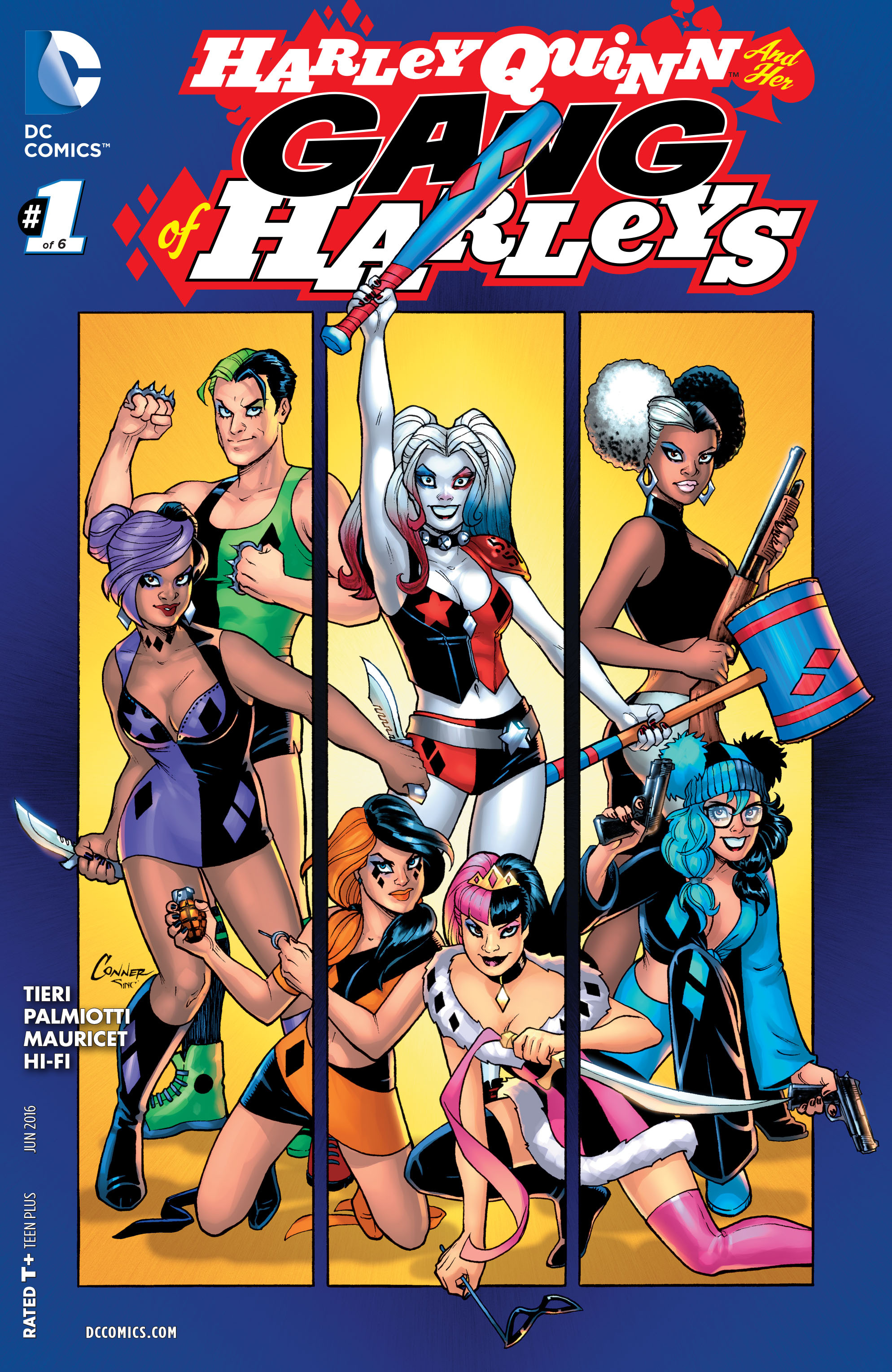 Read online Harley Quinn And Her Gang Of Harleys comic -  Issue #1 - 1