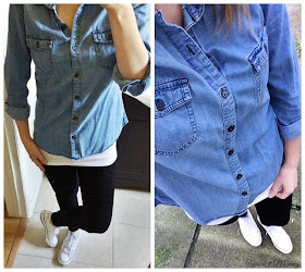 chambray and white converse