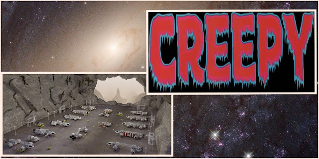 Saudações, exploradores. Bem vindos à exploração de relíquias nerds!! Hoje falaremos da clássica revista "Creepy", que mudou os quadrinhos para sempre!!!