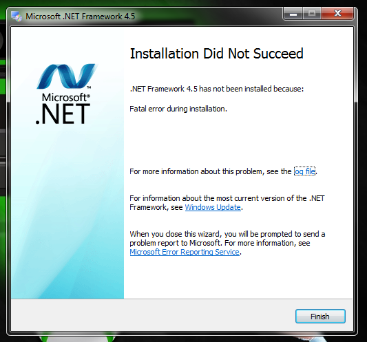Thai Windows Information: ติดตั้ง .Net Framework 4.0 ไม่ได้
