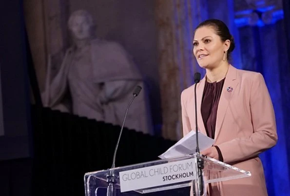 Crown Princess Victoria wore Filippa K Jacket and Trousers. Queen Silvia, Princess Sofia of Sweden and Dutch Princess Laurentien wore floral jumpsuit